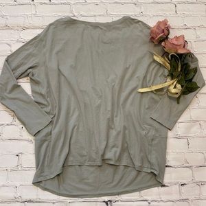 lululemon athletica Long Sleeve Top in Sage Green